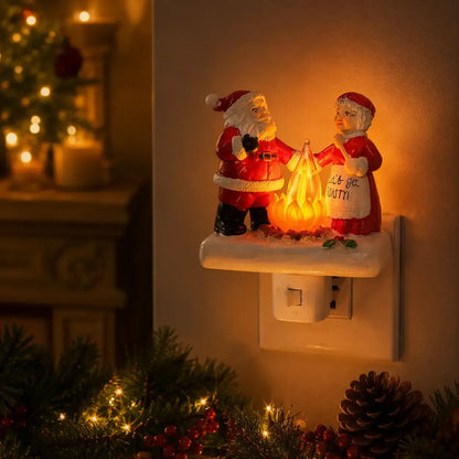 🌲Early Christmas Sale- 49% OFF🎁Santa Claus Resin Night Light - A Cheerful Glow for Christmas