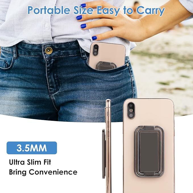 🔥Last Day Promotion - 49% OFF🎁 Ultra-Thin Cell Phone Ring Holder - 360° Rotation