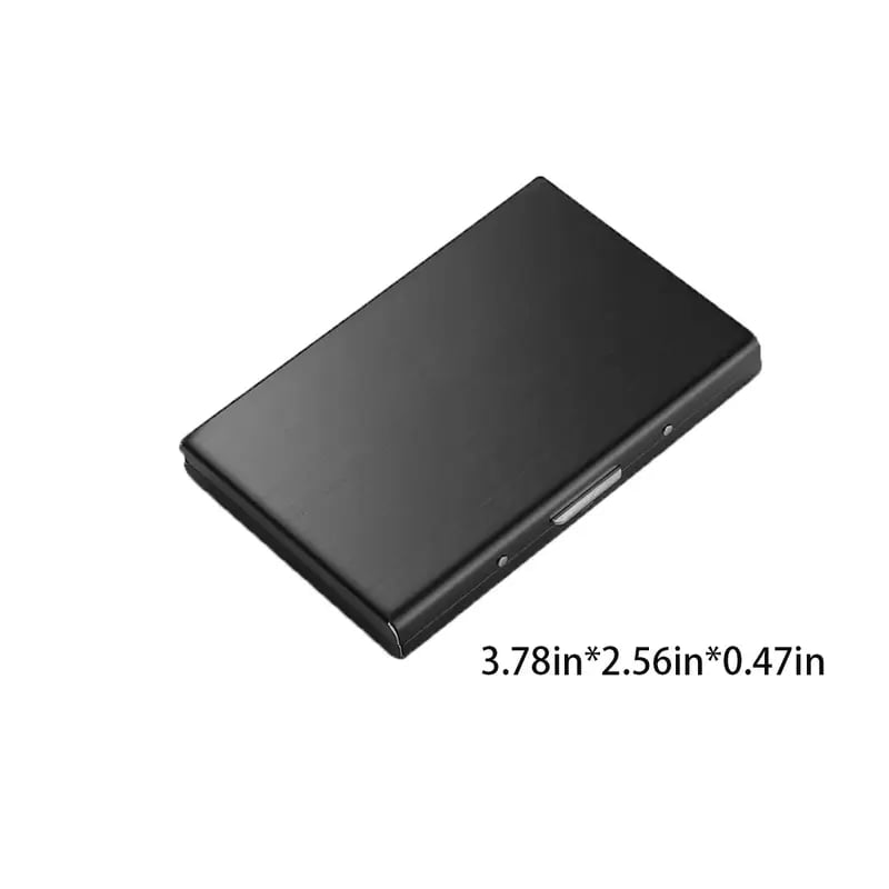 🔥Last Day Sale 49% OFF🎁RFID Blocking Metal Card Holder – Ultra-Slim Stainless Steel Wallet