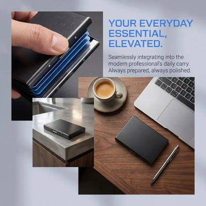 🔥Last Day Sale 49% OFF🎁RFID Blocking Metal Card Holder – Ultra-Slim Stainless Steel Wallet