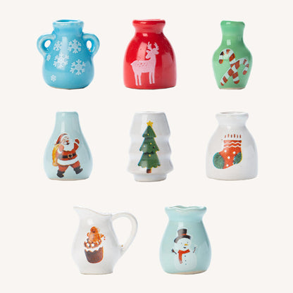 🌲Early Christmas Sale - 49% OFF🎁 Christmas Mini Vase Fridge Magnets