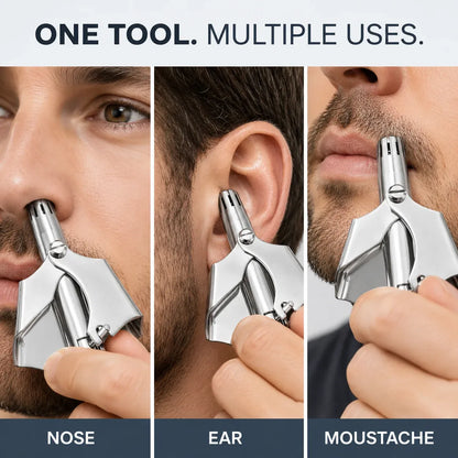🔥Last Day Sale 49% OFF🎁 Manual Nose Hair Trimmer – Precision Grooming. No Battery Needed.