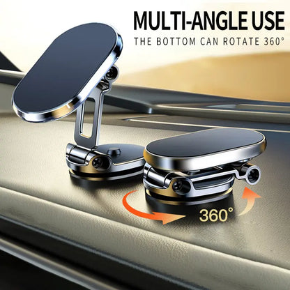 🔥Last Day Promotion - 49% OFF🎁 Foldable 360° Rotatable Metal Magnetic Car Phone Holder 🧲