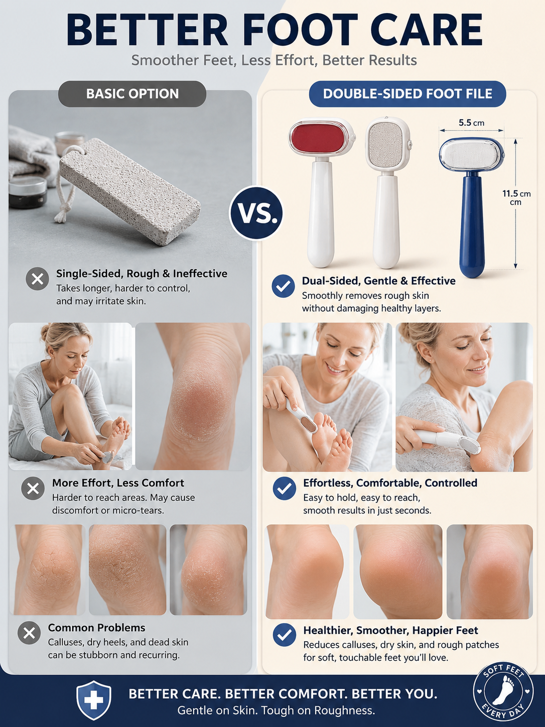 ✨ Beauty Care Pick Dual-Sided Foot Callus Remover