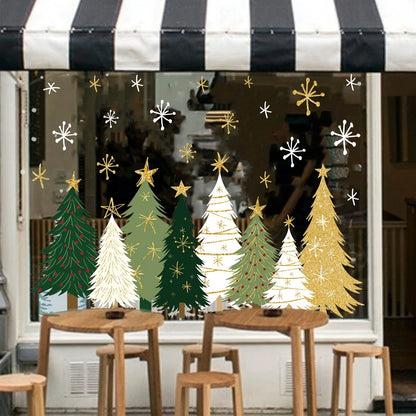🔥Last Day Promotion - 49% OFF🎁 Christmas Pine Tree Static Cling Window Sticker