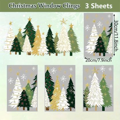 🔥Last Day Promotion - 49% OFF🎁 Christmas Pine Tree Static Cling Window Sticker