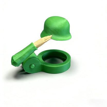 🌲Early Christmas Sale - 49% OFF🎁Saluting Hat Wine Bottle Topper