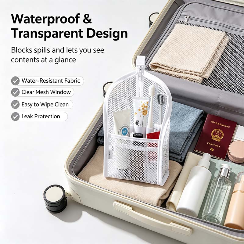 🔥Last Day Sale 49% OFF🎁 Standing Toiletry Bag Waterproof Foldable Travel Makeup Organizer