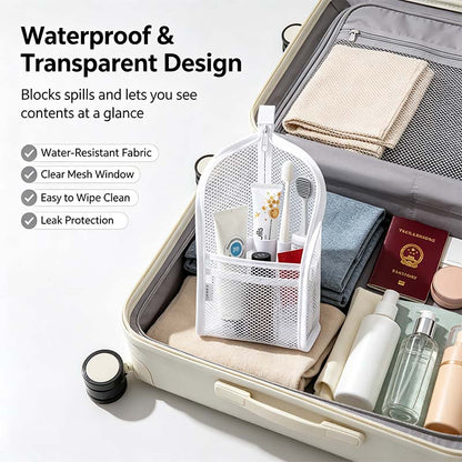 🔥Last Day Sale 49% OFF🎁 Standing Toiletry Bag Waterproof Foldable Travel Makeup Organizer
