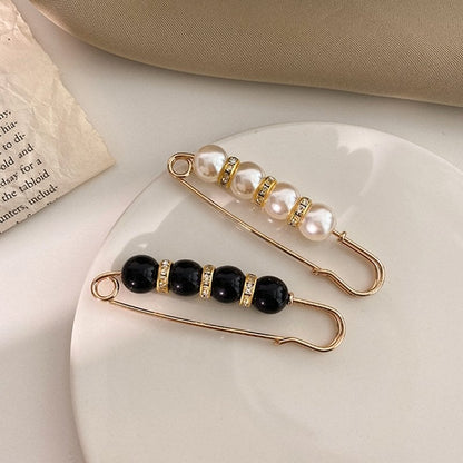 🔥Last Day Promotion - 49% OFF🎁Fancy Rhinestones Pearls Safety Pin Brooch