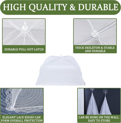 🧺Foldable Mesh Food Cover — Keep Bugs Out & Freshness In🌿✨