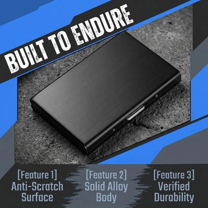 🔥Last Day Sale 49% OFF🎁RFID Blocking Metal Card Holder – Ultra-Slim Stainless Steel Wallet