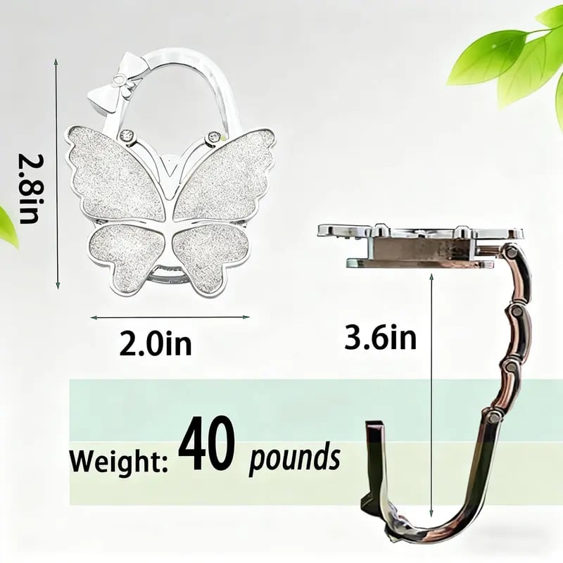 🔥Last Day Promotion - 49% OFF🎁 Butterfly Foldable Handbag Hook – Buy 3 Free Shipping
