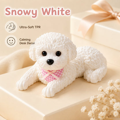 🐶Realistic Teddy Puppy Squishy — Soft, Cute & Squeezable 💕