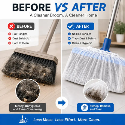 🔥Last Day Promotion - 49% OFF🎁 Disposable Broom Dust Covers