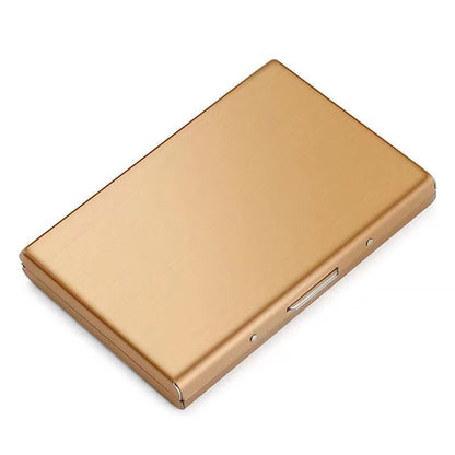 🔥Last Day Sale 49% OFF🎁RFID Blocking Metal Card Holder – Ultra-Slim Stainless Steel Wallet