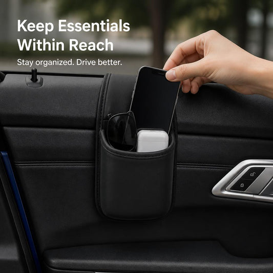 🔥Last Day Sale 49% OFF🎁Leather Car Door Storage Pocket