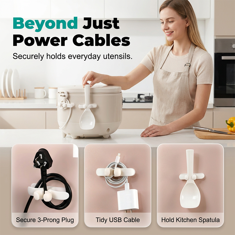 🔥Last Day Promotion - 49% OFF🎁 Adhesive Silicone Cord Organizer for Kitchen Appliances