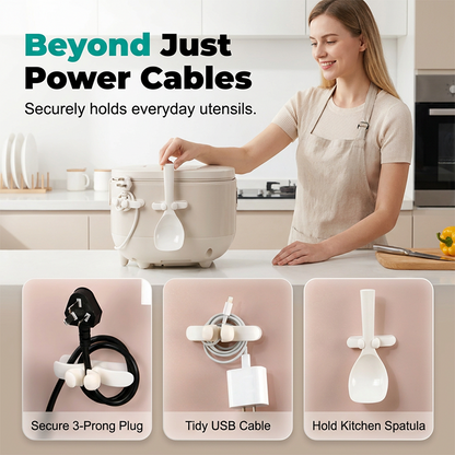 🔥Last Day Promotion - 49% OFF🎁 Adhesive Silicone Cord Organizer for Kitchen Appliances