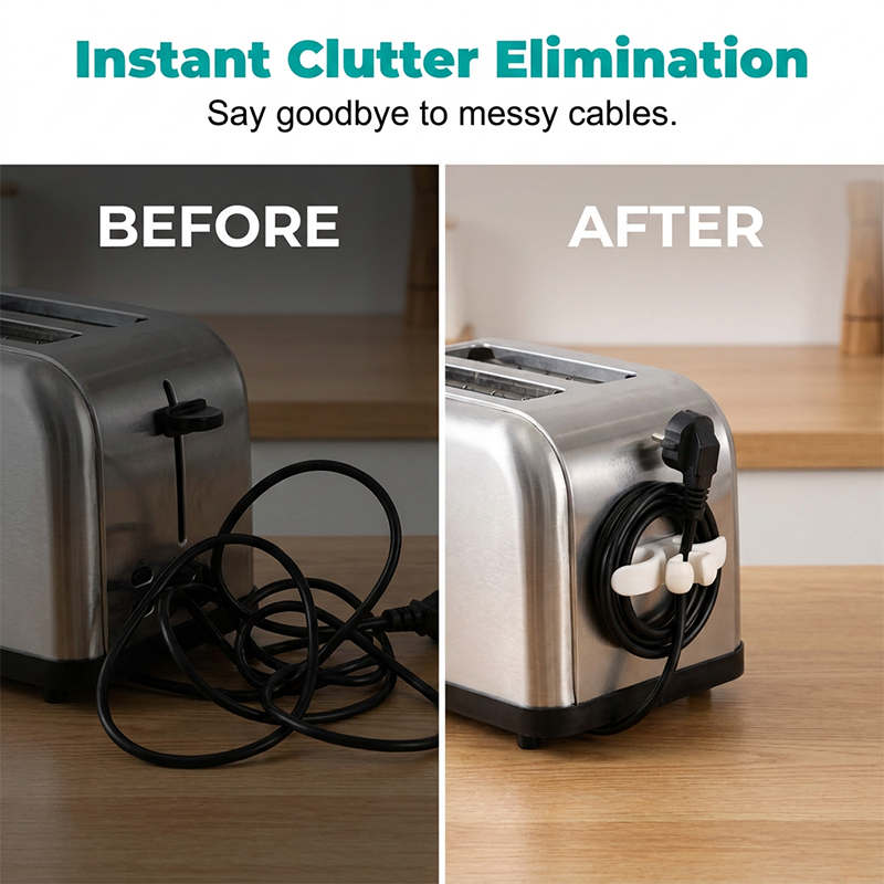🔥Last Day Promotion - 49% OFF🎁 Adhesive Silicone Cord Organizer for Kitchen Appliances