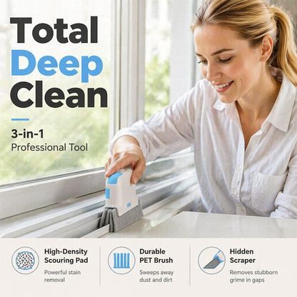 🔥Last Day Promotion - 49% OFF🎁 3-in-1 Window Track Deep Cleaning Tool - Buy 2 Get 1 Free